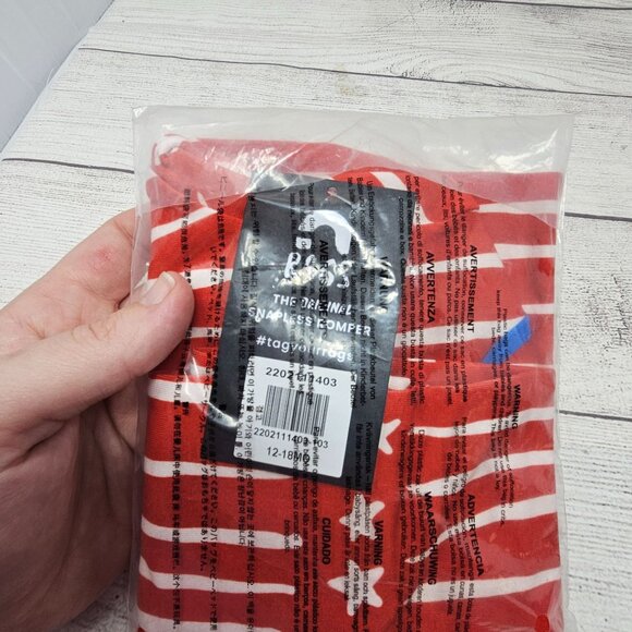 NWT Rags To Raches‎ Baby Boy 4th Of July Romper Size 12-18 months - Picture 6 of 6